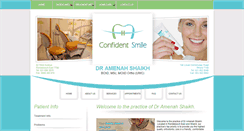 Desktop Screenshot of confidentsmile.co.za